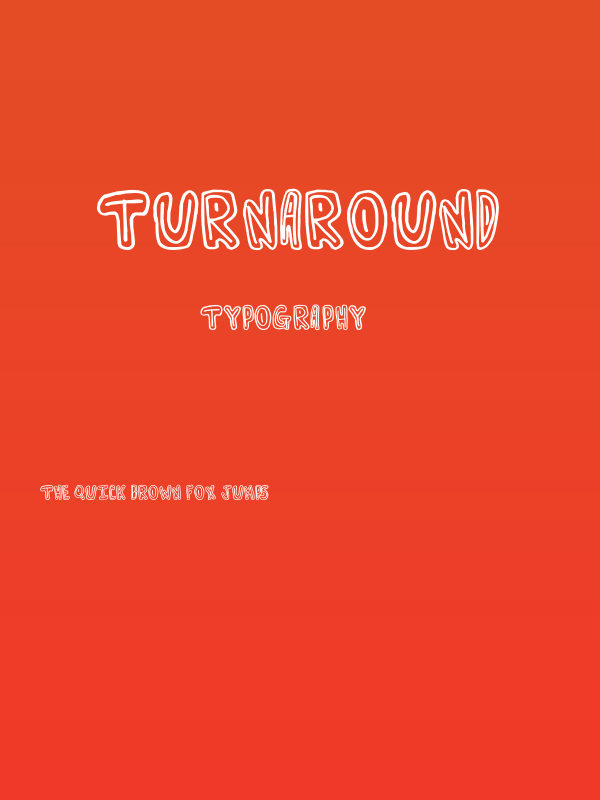 Turnaround Poster