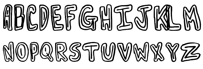 Turnaround Font LOWERCASE