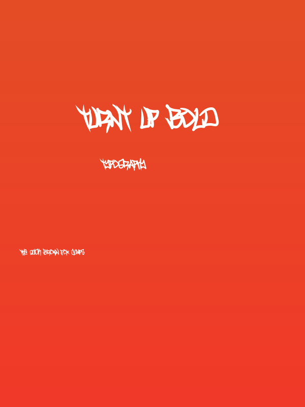 Turnt Up Bold Poster