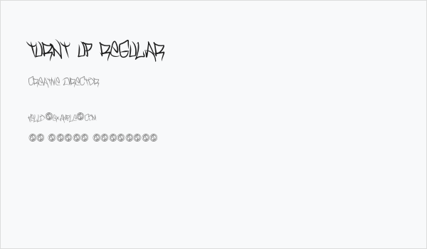 Turnt Up Regular Business Card