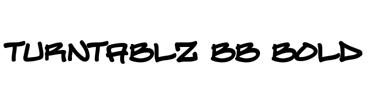 Turntablz BB Bold  font caratteri gratis