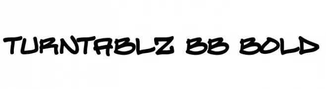 Turntablz BB Bold  Frei Schriftart Herunterladen