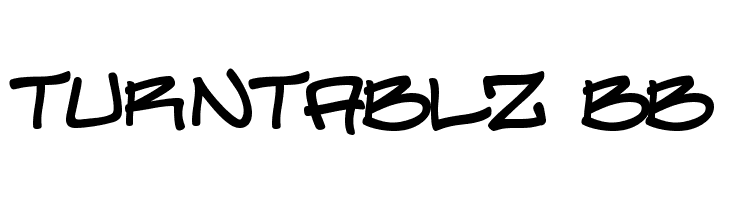 Turntablz BB  Frei Schriftart Herunterladen