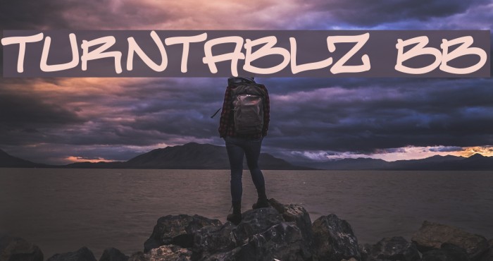Turntablz BB Font examples