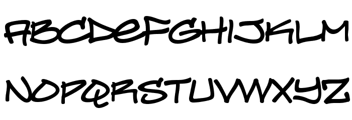 Turntablz BB Font LOWERCASE