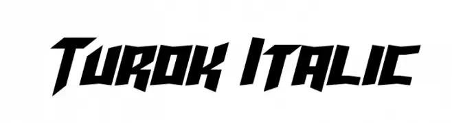 Turok Italic  Free Fonts Download
