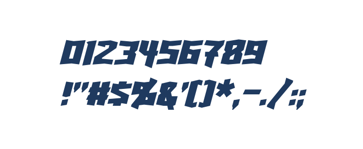 Turok Italic Other Characters
