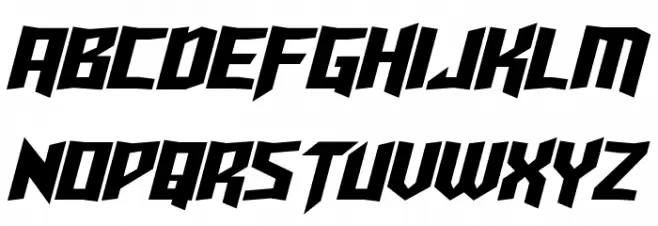 Turok Italic Polices MAJUSCULES