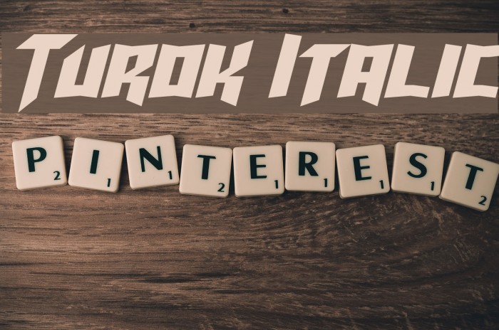 Turok Italic Example 2