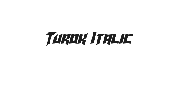 Turok Italic Logo