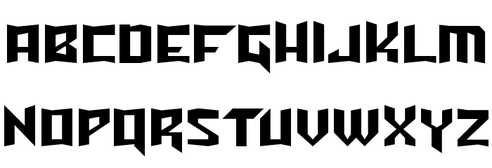 Turok Normal Font LOWERCASE