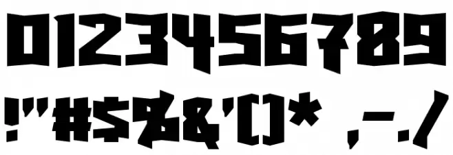 Turok Font OTHER CHARS