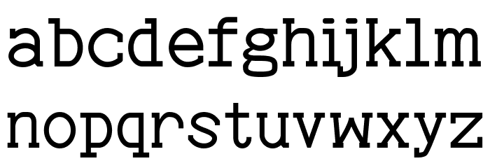 Turpis Font LOWERCASE