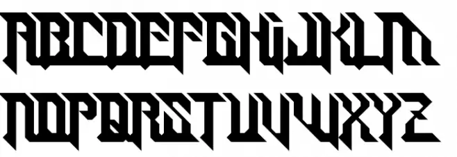 Turret Regular Schriftart Groß