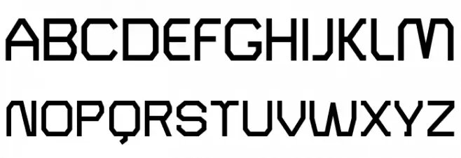 Turret Road Bold Шрифта ВЕРХНИЙ