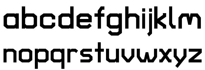 Turret Road ExtraBold Font LOWERCASE