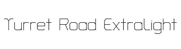 Turret Road ExtraLight  Descarca Fonturi Gratis