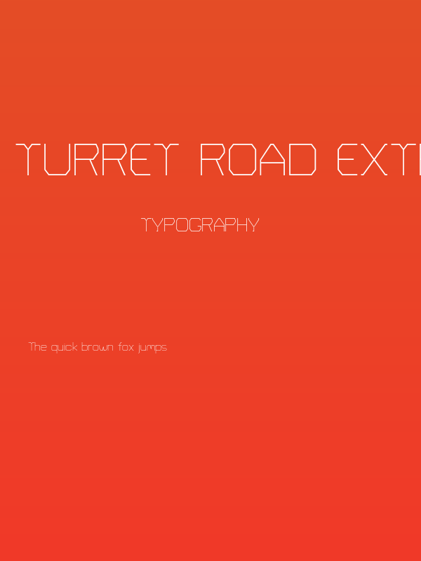 Turret Road ExtraLight Poster