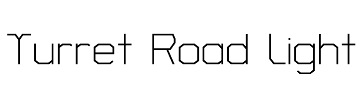 Turret Road Light  免费字体下载