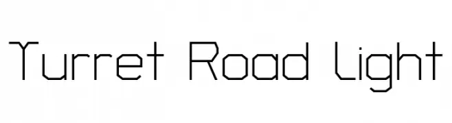 Turret Road Light  تنزيل الخطوط