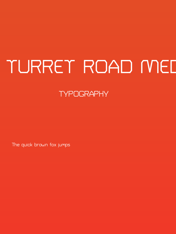 Turret Road Medium Poster