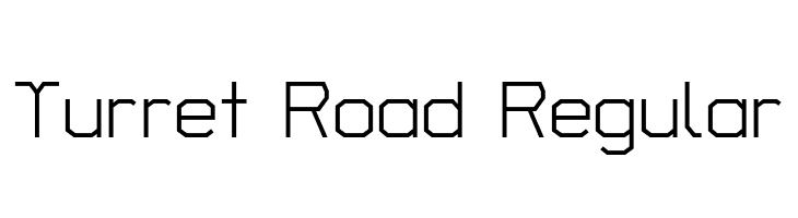 Turret Road Regular  لخطوط تنزيل