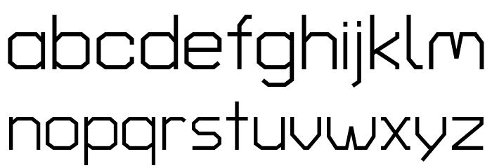 Turret Road Regular Font LOWERCASE