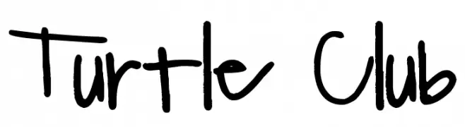 Turtle Club  font caratteri gratis