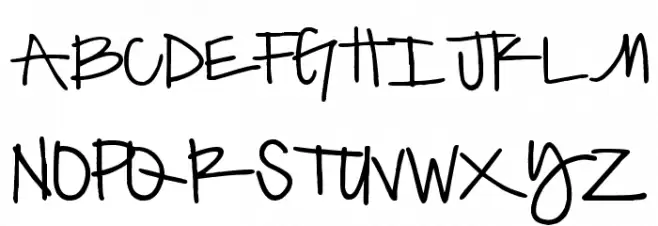 Turtle Club フォント 大文字