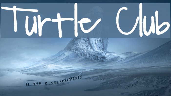 Turtle Club Font examples