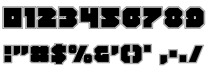 Turtle Mode Academy Font OTHER CHARS