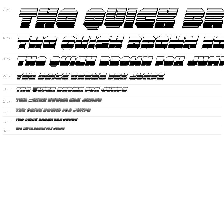 Turtle Mode Chrome Italic Waterfall