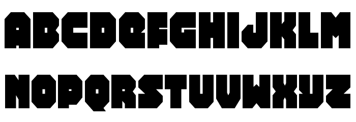 Turtle Mode Condensed Font LOWERCASE