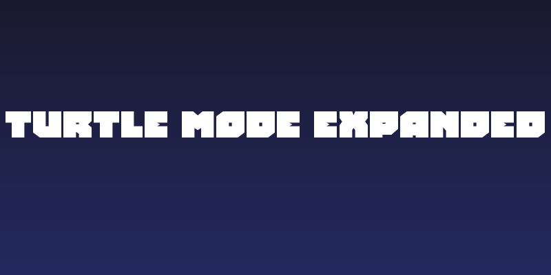 Turtle Mode Expanded Social Header