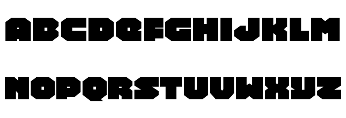 Turtle Mode Expanded Font LOWERCASE