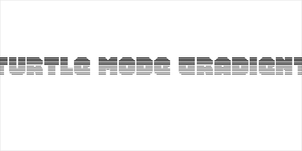 Turtle Mode Gradient Logo
