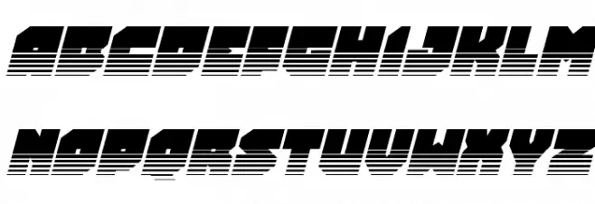 Turtle Mode Halftone Italic Caratteri MAIUSCOLE
