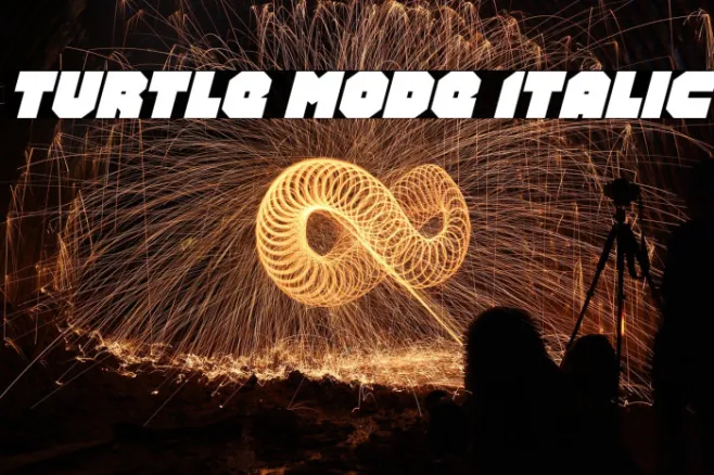 Turtle Mode Italic Example 1
