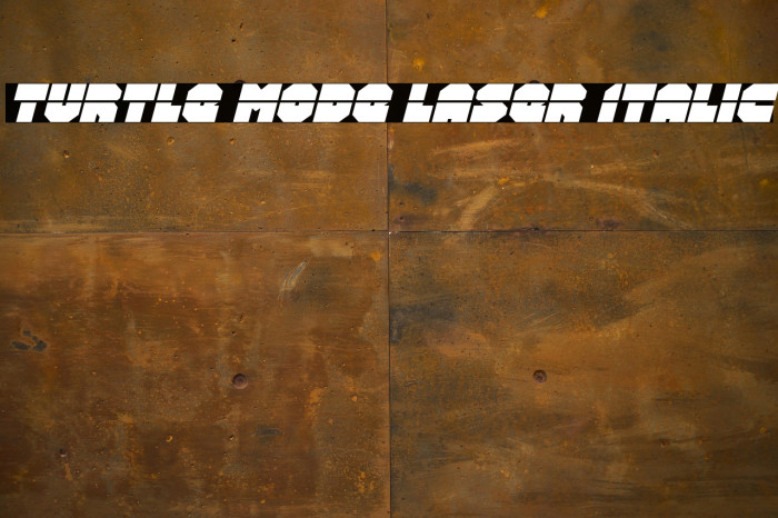 Turtle Mode Laser Italic Example 2