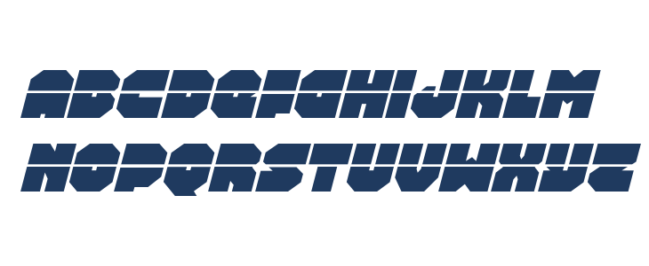 Turtle Mode Laser Italic Lowercase