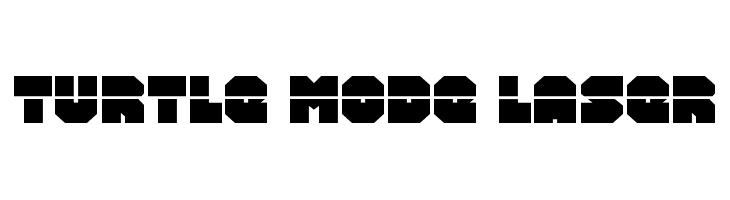 Turtle Mode Laser  免费字体下载