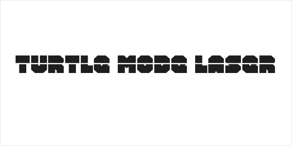 Turtle Mode Laser Logo