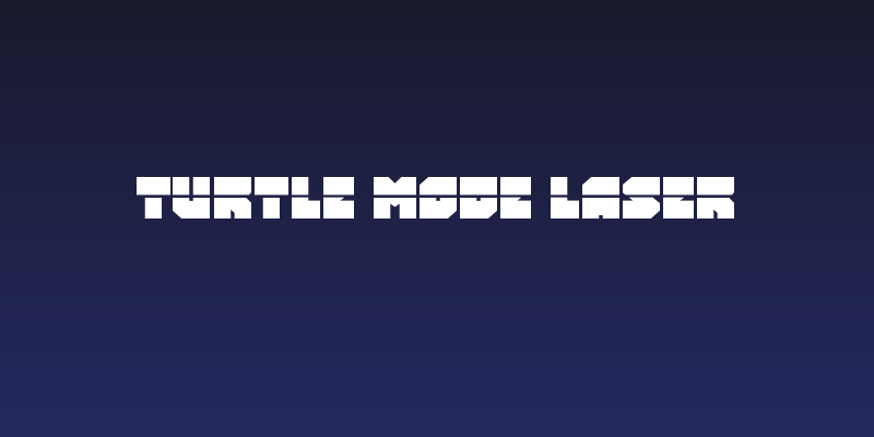 Turtle Mode Laser Social Header
