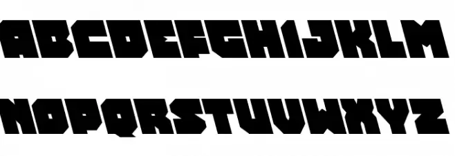 Turtle Mode Leftalic 字体 大写