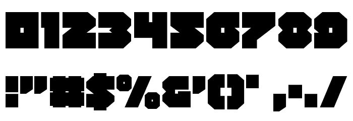 Turtle Mode Font OTHER CHARS