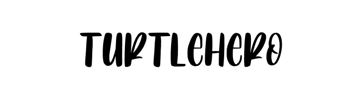 TurtleHero  Скачать бесплатные шрифты