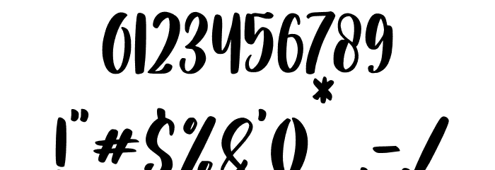 TurtleHero Font OTHER CHARS