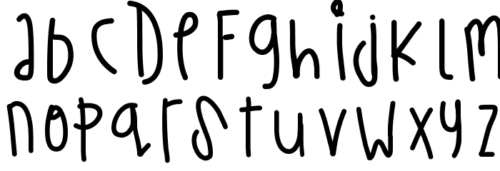TurtleWishes Font LOWERCASE