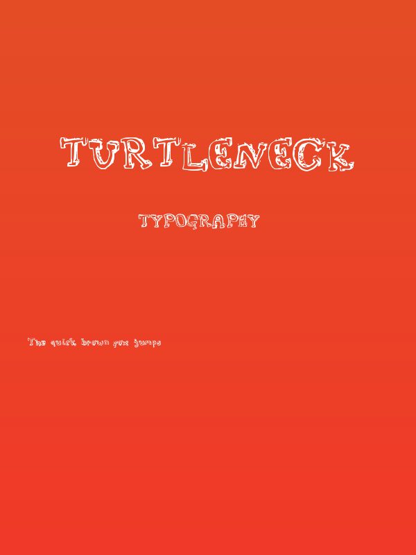 Turtleneck Poster