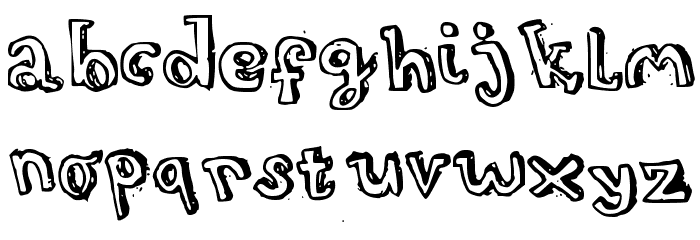 Turtleneck Font LOWERCASE